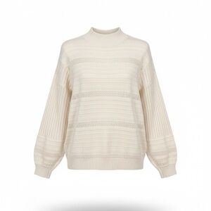 Amazon Women's Cream Cowl Neck Sweater